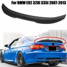 Rear Trunk Spoiler Wing Lip PSM Carbon Fiber Look for BMW E92 328i 335i 2007-13