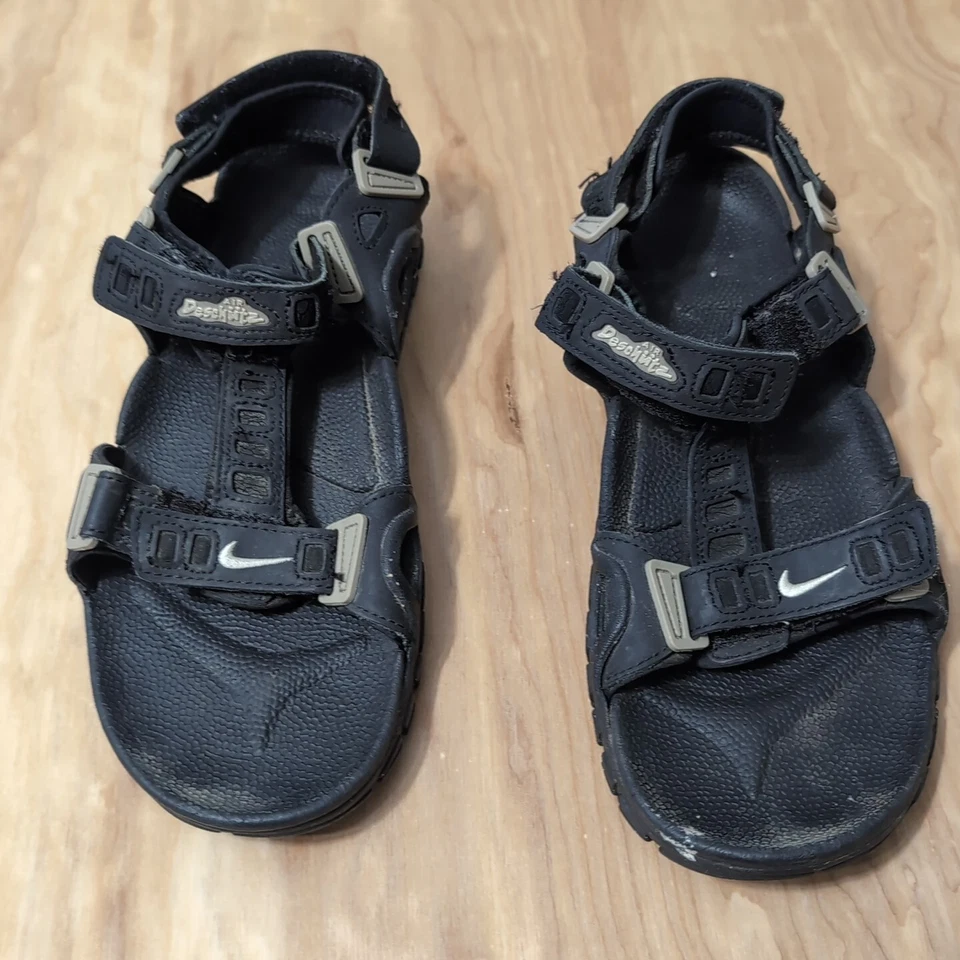 Sandalias negras vintage Y2K Nike Air Deschutz para mujer talla 10 1999 Foto 2 de 4
