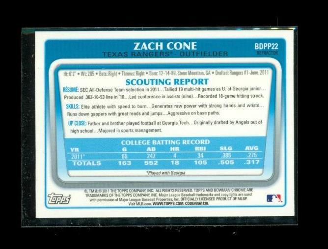 TOPPS １ST Bowman Francisco Lindor 2011 Bowman Draft #BCAP-FL Chrome Prospect