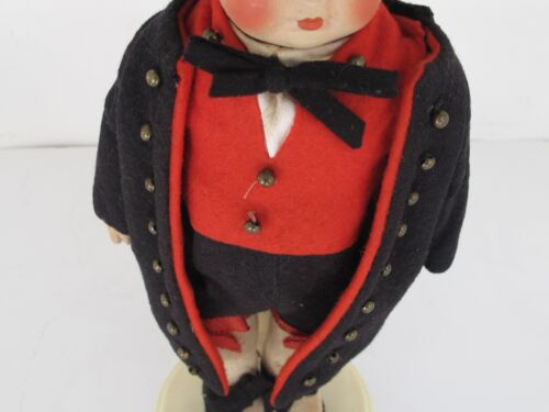 Antique Gerbruder Bing Cloth Boy Doll Original Clothes Painted Face Exc. c. 1920 - Picture 3 of 9