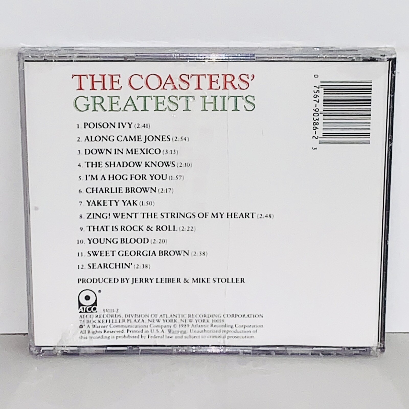 Factory Sealed (shrink wrapped) The Coasters' Greatest Hits CD ...