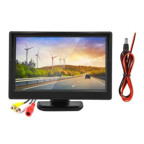 Universal 5-Inch HD Car TFT LCD Display Waterproof IP65 - Rear View Camera - Picture 1 of 11