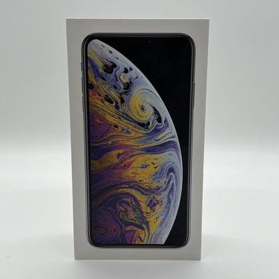 Apple iPhone 10 XS Max 512 GB Silver EMPTY BOX ONLY - ALL PAPERWORK NO STICKERS