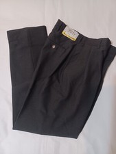NWT Lady Edwards pleat-front black uniform pants  8695-10 size 6  29" waist 