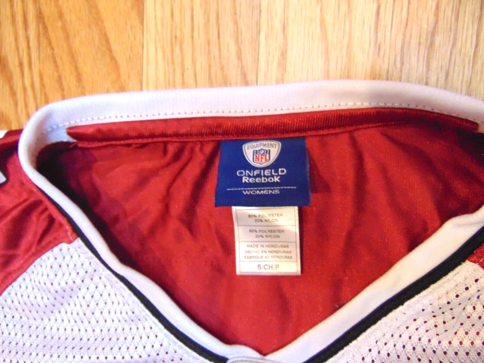 CAMISETA MUJER REEBOK NFL EQUIPAMIENTO ARIZONA CARDINALS PATRICK PETERSON TALLA S Foto 3 de 4