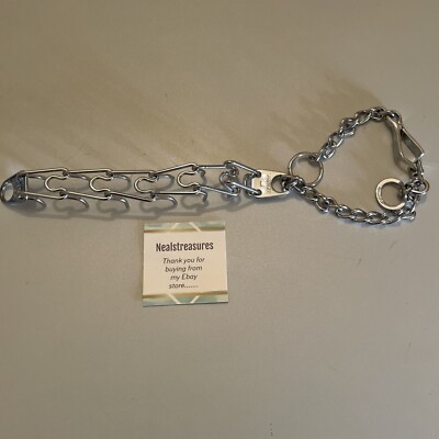 Herm Sprenger Small Pinch / Prong Collar, Made in Germany 6 Prong