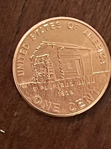 2009 D Choice BU Early Childhood LP1 Lincoln Log Cabin Penny From Mint Roll