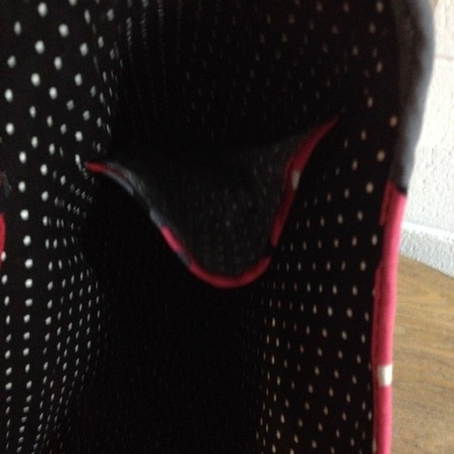 Thirty-One Reversible Bold Bloom Polka-Dot Shoulder Book Bag Bohemian Bag GREAT - Picture 5 of 13