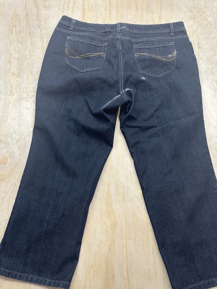 Womens Blue Jeans Charter Club Size 20W Petite  Classic Straight Plus Sz - Image 4 of 4