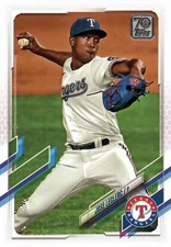 2021 Topps #396 Jose Leclerc Texas Rangers