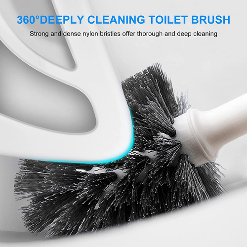 Toilet Brush and Plunger Set, Toilet Plungers for Bathroom Heavy Duty Toilet Bow - Picture 5 of 12