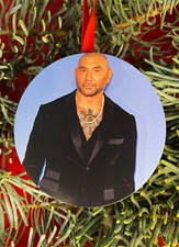 DAVE BAUTISTA CHRISTMAS TREE ORNAMENT Gift Exchange Stocking Stuffer