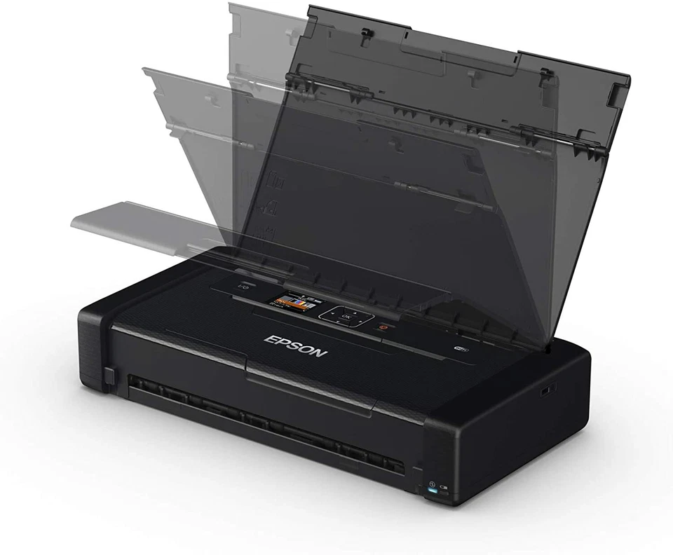 STAMPANTE EPSON PORTATILE WORKFORCE WF-110W A4 14/11PPM WIFI USB CON BATTERIA - Immagine 4 di 4