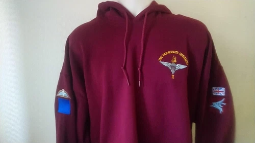 PARACHUTE REGIMENT UNITS DZ FLASH/PEGASUS HOODIE