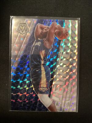 2020-21 Panini Mosaic Elevate Silver Mosaic Prizm Zion Williamson #3.      MB3