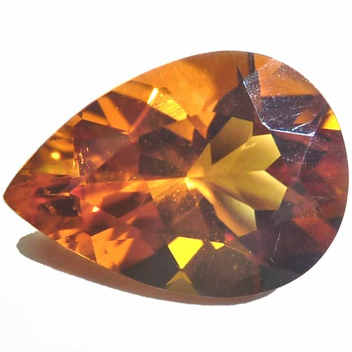 Natürlicher Citrin Gelbgold Orange Birne Feinschliff AAA facettiert lose Edelsteine - Bild 8 von 14