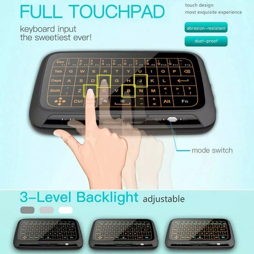 Touchpad Backlight Air Mouse Keyboard 2.4G Box TV Smart for Android Remote - Picture 4 of 14