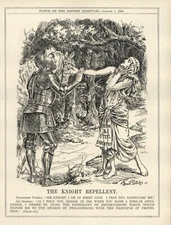 Rare 1928 Cartoon: BRITISH IRON & STEEL - PM. Stanley Baldwin - PROTECTION