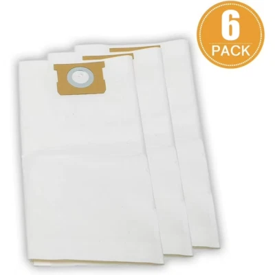 ALL PARTS ETC. Shop Vac Vacuum Replaces 90672 Dual-Ply Filter Bags Fits 10 12 14 Gallon 6 Pack