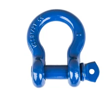 1" Bow Shackle D Ring Screw Pin Clevis Rigging Towing 8.5 Ton 18500lb Blue