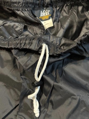Vintage REI Mens Womens Unisex Medium M Rain Pants Packable w/ Stuff Bag - FS!!! - Picture 3 of 8