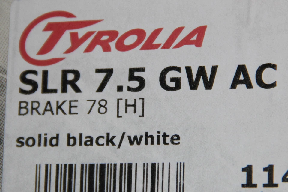 NUEVO TYROLIA fijaciones esquí SLR 7.5 alpino descenso tamaño ajustable fijaciones par Foto 4 de 4