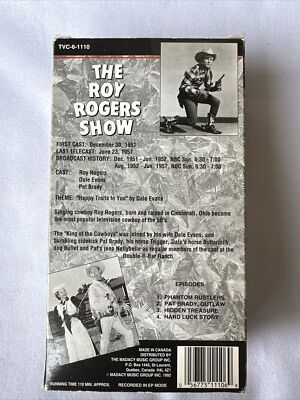 その他 Roy Rogers Show [VHS] 1992 THE ROY ROGERS SHOW VHS Tape, COMPLETE/TESTED SEE PHOTOS