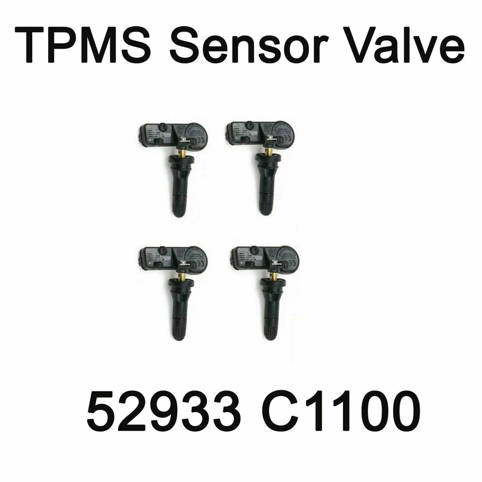 Nueva válvula sensor TPMS OEM 52933 C1100 4 piezas para Hyundai Tucson 2016-2017 Foto 2 de 4