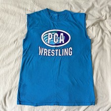 Zoey 101 PCA Wrestling Blue Sleeveless T-Shirt authentic from set