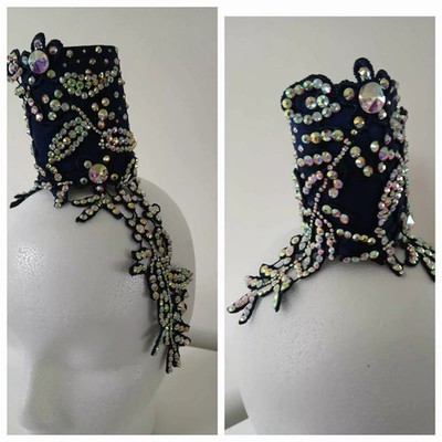 Pony Cone with Stoned Applique Dance Accessories Freestyle Dancewear Navy