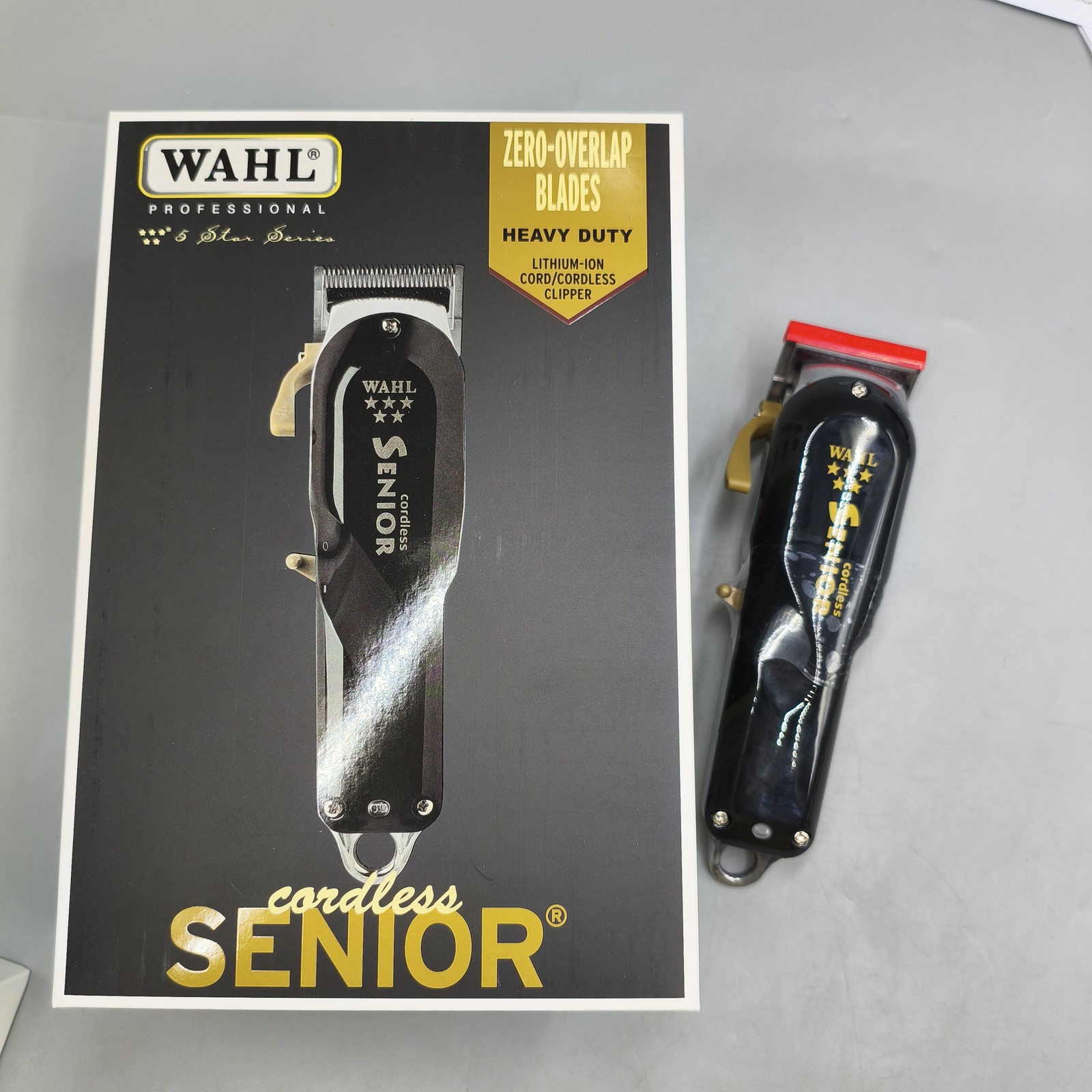 Wahl 8504-400 Professional 5 Star Cordless Senior Clipper Black New