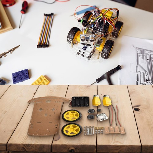 Innovative 2WD Smart Robot Chassis Kit with Encoder Suitable for DIY Projects - Afbeelding 5 van 18