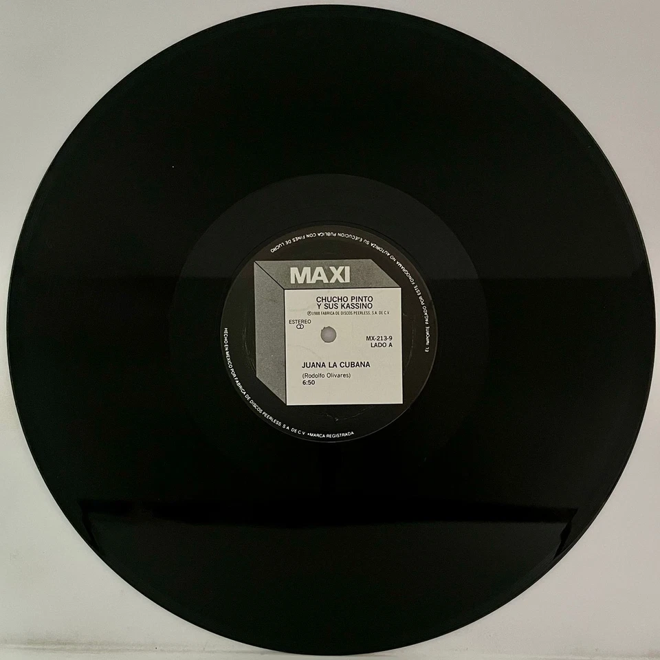 CHUCHO PINTO Y SUS KASSINO/LOS SONOR'S-JUANA LA CUBANA-1988 MEX 12" SINGLE SPLIT - Image 3 of 4