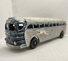 Vintage Arcade Cast Iron Greyhound Bus 1940 PREOWNED-Fair, Good Rubber Tires