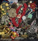 Huge 19 Pound Vintage to Now Costume Jewelry Good Use Wear Sell Craft Lot# GB29