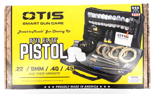 Otis Elite Pistol Breach-to-Muzzle Gun Cleaning Kit | .22 / 9MM / .40