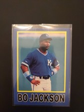 Bo Jackson 1990 St☆r Star Big League Yellow & Blue #NNO Kansas City Royals (C)