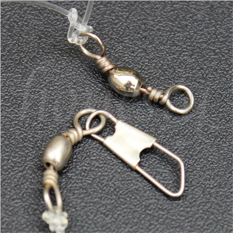 10er Pack Sabiki Bait Rigs Salzwasser Süßwasser Angelköder echte Fischhaut Perlen - Bild 4 von 4