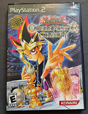Yu-Gi-Oh! Capsule Monster Coliseum PS2 Complete w/ Manual Tested Working