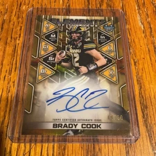 brady cook bowman Best U Elements Of The game /50