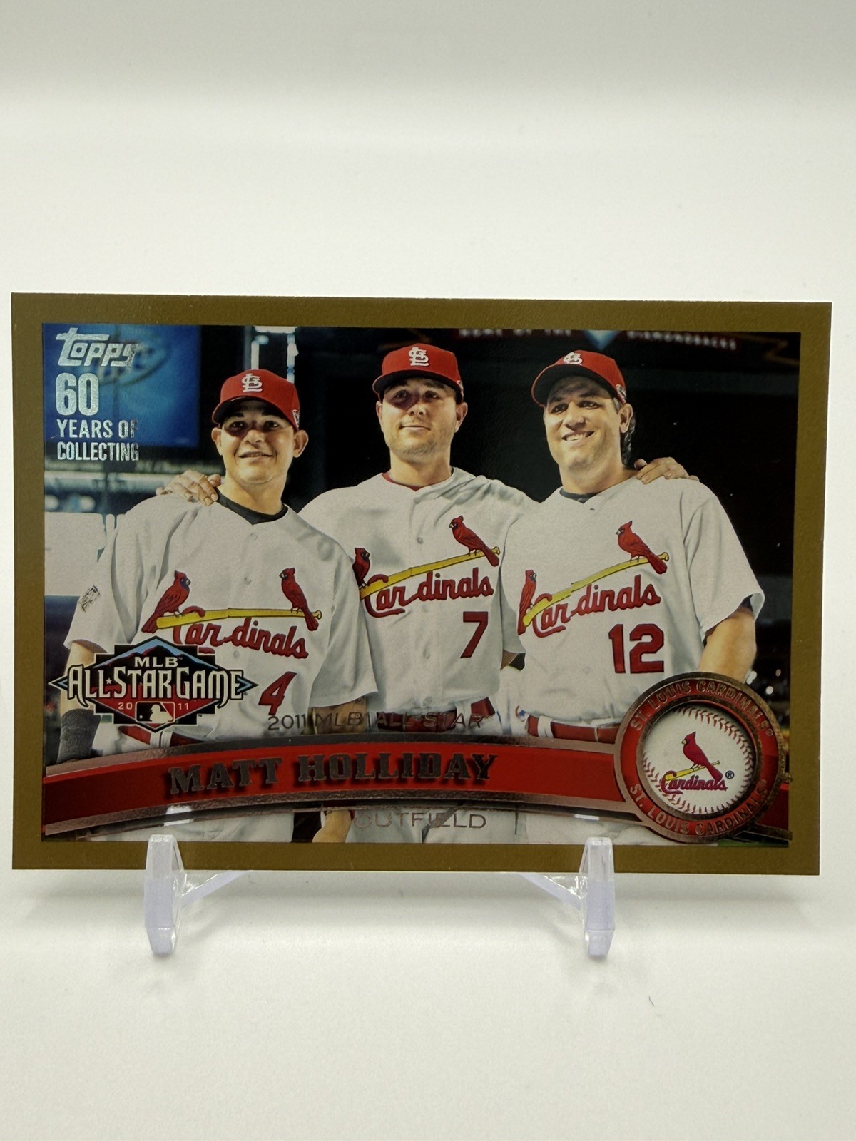 2011 Topps Update Series - All-Star Yadier Molina, Lance Berkman, Matt Holliday