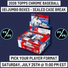 IAN HAPP - 2026 Topps Chrome Baseball 1 Jumbo Case Player Break
