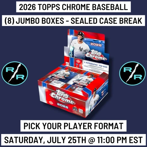 GLEYBER TORRES - 2026 Topps Chrome Baseball 1 Jumbo Case Player Break