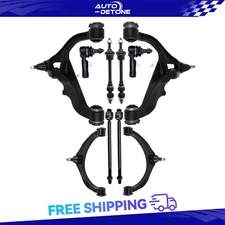 10X Front Upper Lower Control Arm Ball Joints Tie Rod For Dodge Ram 1500 2009-10