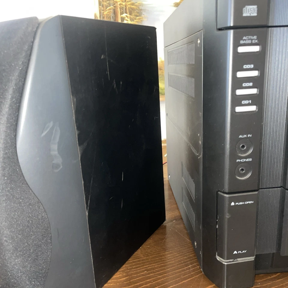 REPAIR JVC MX-KC15 3 CD Changer Dual Cassette Player AM FM Stereo System Read - Image 3 of 4