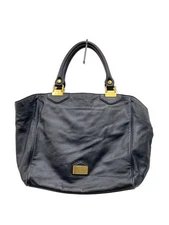 MARC BY MARC JACOBS Tote Bag Leather Black Solid