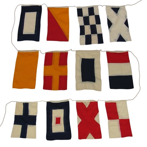 Set of 40 International Maritime Nautical Marine Signal Code Flags Boating Flag - Picture 3 of 5