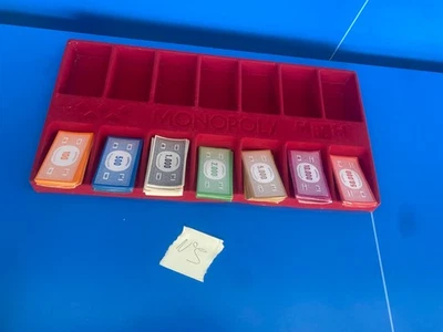 LOT Anciens BILLETS de JEU MONOPOLY VINTAGE en Francs . Be Réf 5 - Photo 1/4