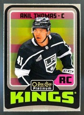 AKIL THOMAS Retro 2024-25 OPC Platinum #R76 Los Angeles Kings RC Rookie