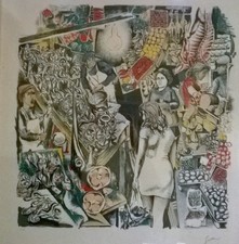 LITOGRAFIA LA VUCCIRIA DI RENATO GUTTUSO